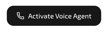 Voice Agent Onboarding Wizard showing the Activate button